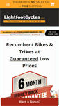 Mobile Screenshot of lightfootcycles.com